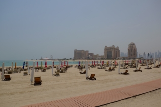 La plage déserte de Katara